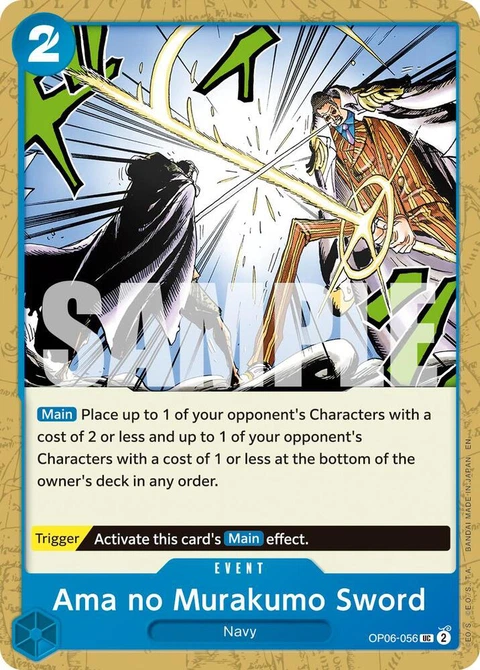 Ama no Murakumo Sword (Reprint) - One Piece Card Game card