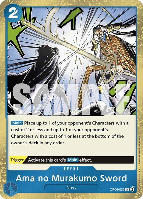 Ama no Murakumo Sword (Jolly Roger Foil) - One Piece Card Game card