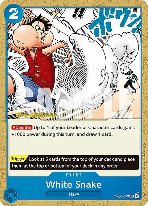 White Snake - One Piece Card Game card