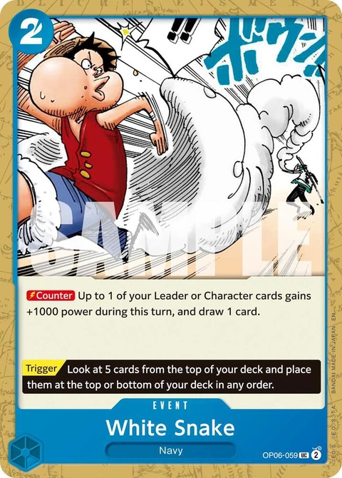 White Snake (Reprint) - One Piece Card Game card