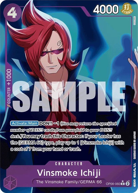 Vinsmoke Ichiji (Full Art) - One Piece Card Game card