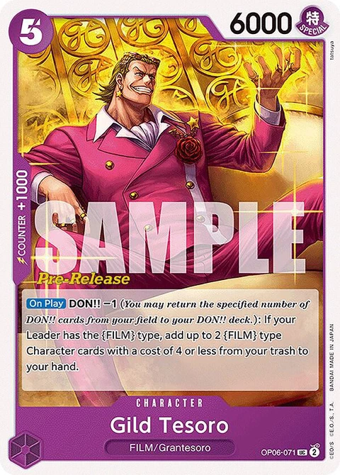 Gild Tesoro - One Piece Card Game card