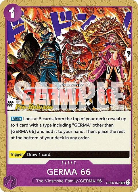 GERMA 66 - One Piece Card Game card