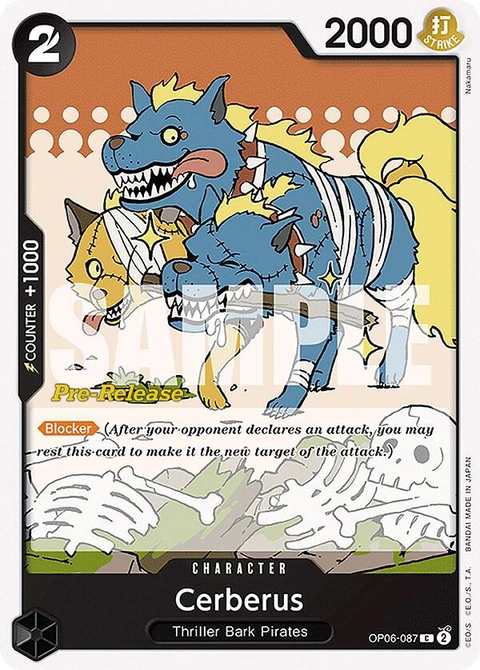 Cerberus - One Piece Card Game card