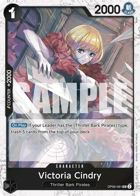 Victoria Cindry (Jolly Roger Foil) - One Piece Card Game card