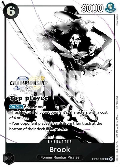 Brook (Championship 2024 Top Player Pack Vol. 2) - One Piece Card Game card