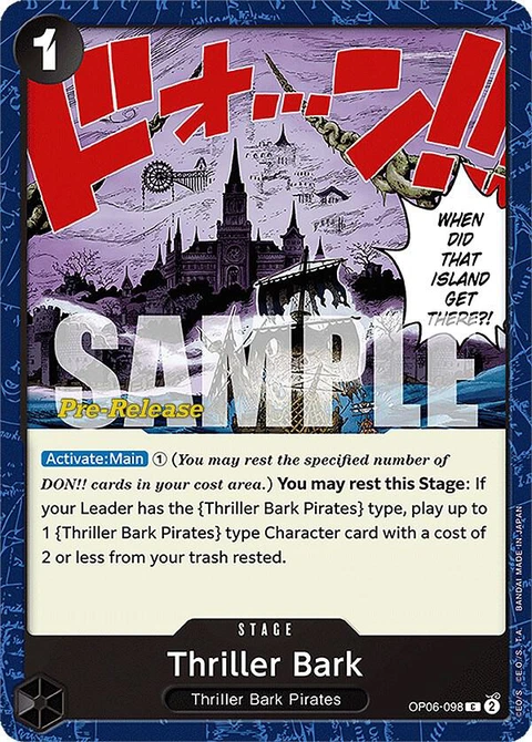 Thriller Bark - One Piece Card Game card
