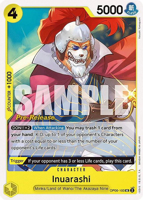 Inuarashi - One Piece Card Game card