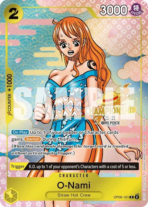 O-Nami (CS 25-26 Event Pack) - One Piece Card Game card