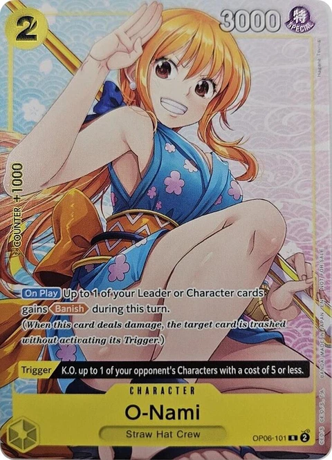 O-Nami (Welcome Pack Vol. 2) - One Piece Card Game card