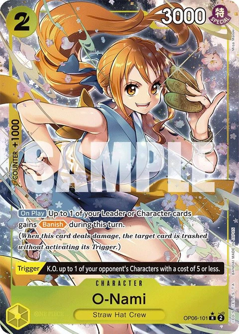 O-Nami (Alternate Art) - One Piece Card Game card