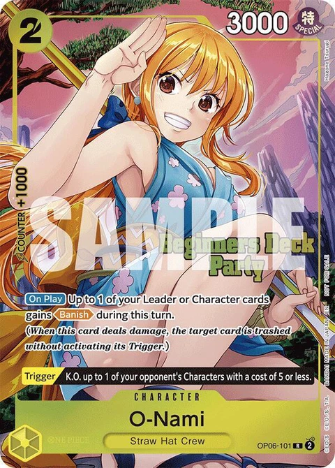 O-Nami (Beginners Deck Party [ST-23] - [ST-28] Winner Pack) - One Piece Card Game card