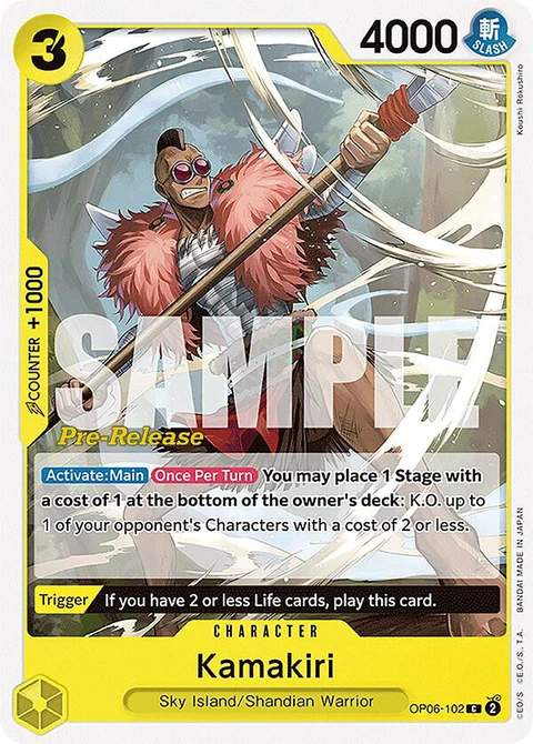 Kamakiri - One Piece Card Game card