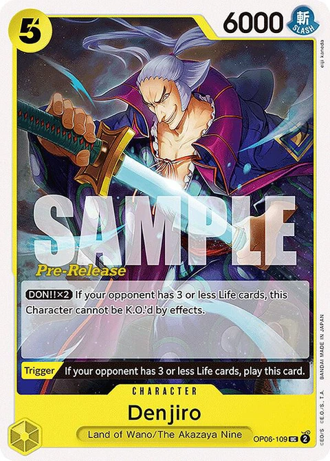 Denjiro - One Piece Card Game card