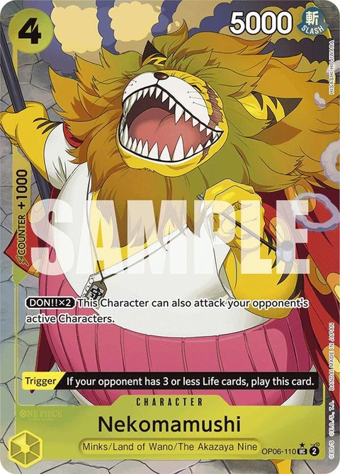 Nekomamushi (Full Art) - One Piece Card Game card
