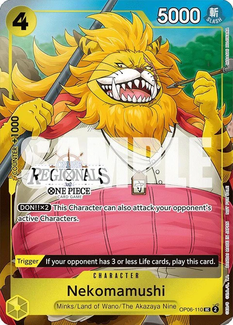 Nekomamushi (Online Regional 2024 Vol. 3) - One Piece Card Game card
