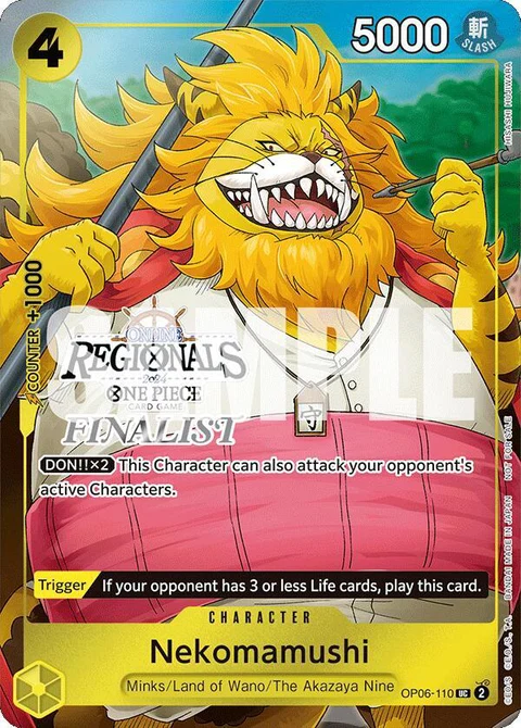 Nekomamushi (Online Regional 2024 Vol. 3) - One Piece Card Game card