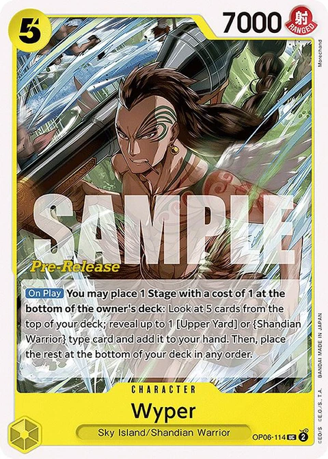 Wyper - One Piece Card Game card