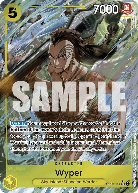 Wyper (Full Art) - One Piece Card Game card