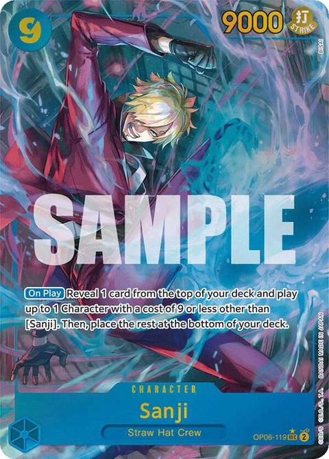 Sanji (Alternate Art) - One Piece Card Game card