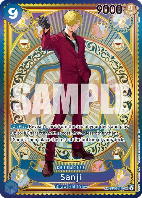 Sanji (SP) - One Piece Card Game card