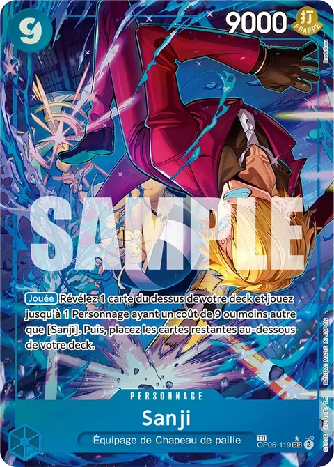 Sanji - One Piece Card Game card