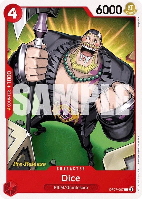 Dice - One Piece Card Game card