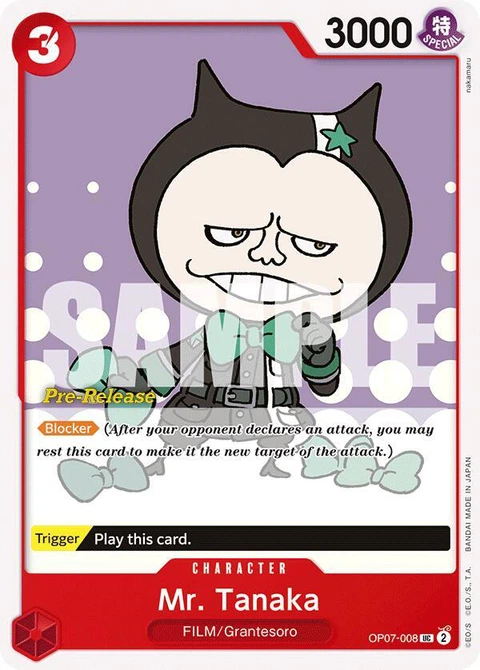 Mr. Tanaka - One Piece Card Game card