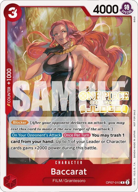 Baccarat (Judge Pack Vol. 4) - One Piece Card Game card