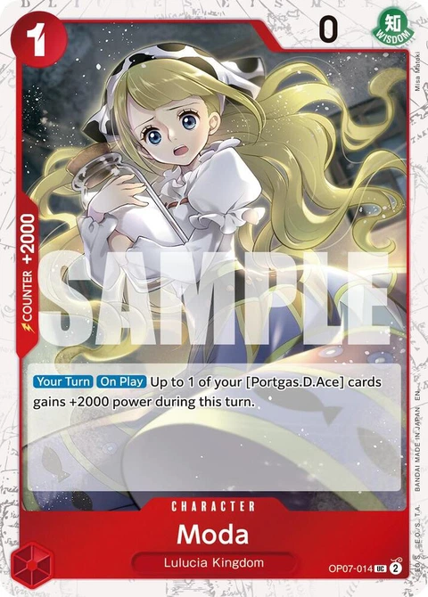Moda (Pirate Foil) - One Piece Card Game card