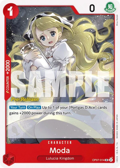 Moda - One Piece Card Game card