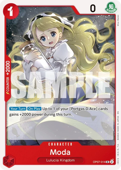 Moda (Reprint) - One Piece Card Game card