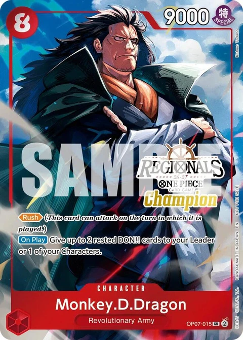 Monkey.D.Dragon (Regionals Champion Card Set 26-27 Vol.2) - One Piece Card Game card