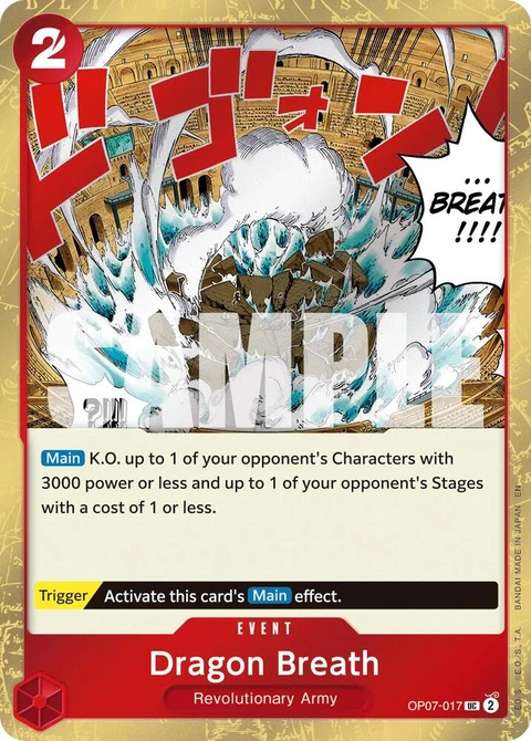 Dragon Breath (Pirate Foil) - One Piece Card Game card