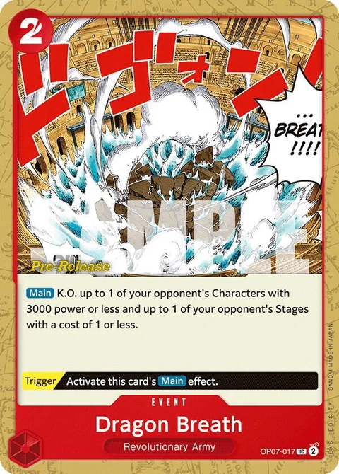 Dragon Breath - One Piece Card Game card