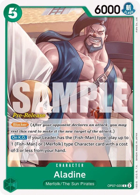 Aladine - One Piece Card Game card