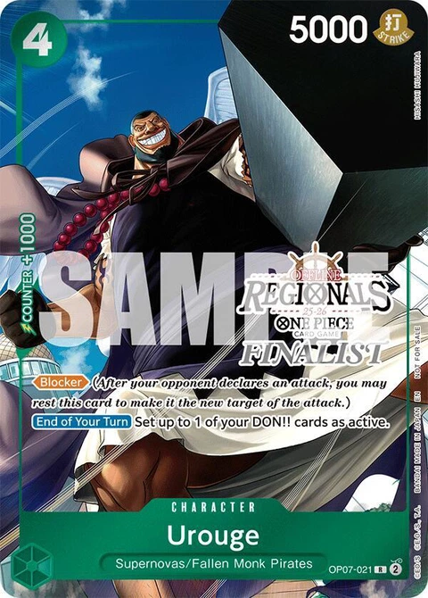 Urouge (Offline Regional Finalist Card Set 2025 Vol.1) - One Piece Card Game card