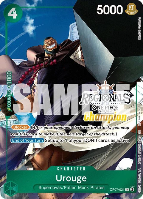 Urouge (Online Regional Champion Card Set 2025 Vol.1) - One Piece Card Game card