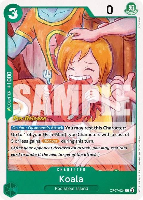 Koala - One Piece Card Game card