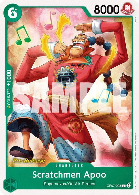 Scratchmen Apoo - One Piece Card Game card