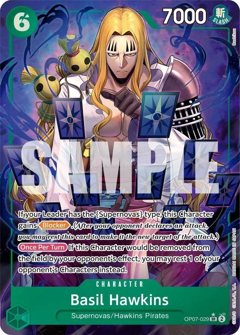 Basil Hawkins (Parallel) - One Piece Card Game card