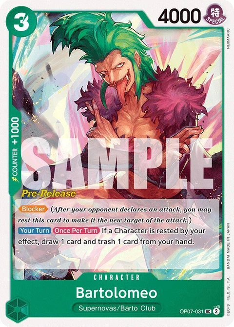 Bartolomeo - One Piece Card Game card