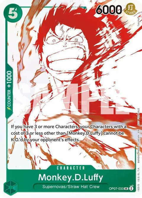 Monkey.D.Luffy (3rd Anniversary Treasure Campaign Pack) - One Piece Card Game card
