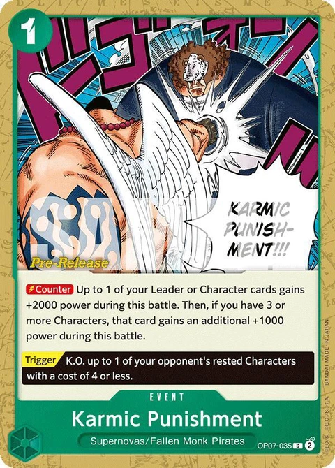 Karmic Punishment - One Piece Card Game card