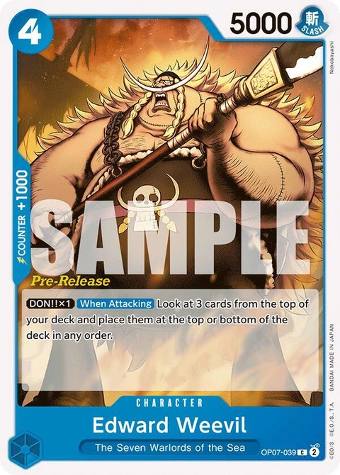 Edward Weevil - One Piece Card Game card
