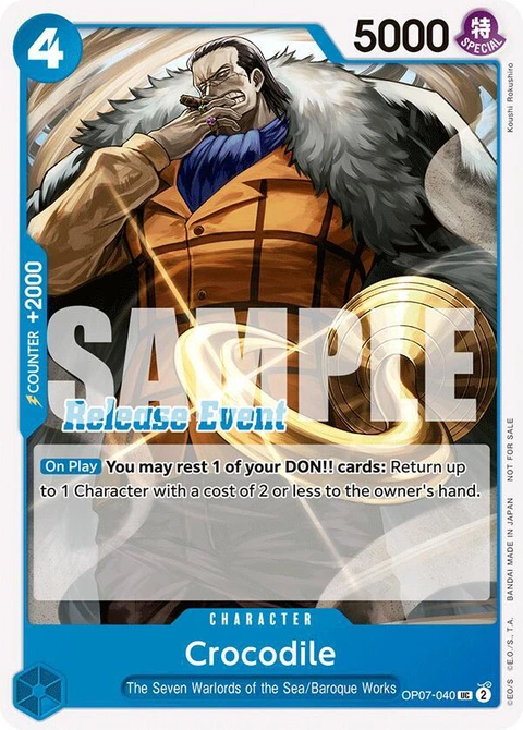 Crocodile (ST15 - ST20 Release Event Pack) - One Piece Card Game card