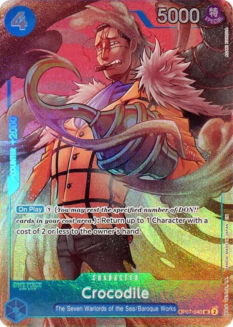 Crocodile (Seven Warlords of the Sea Binder Set) - One Piece Card Game card