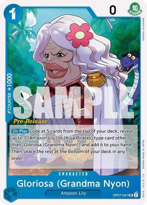 Gloriosa (Grandma Nyon) (Grandma Nyon) - One Piece Card Game card