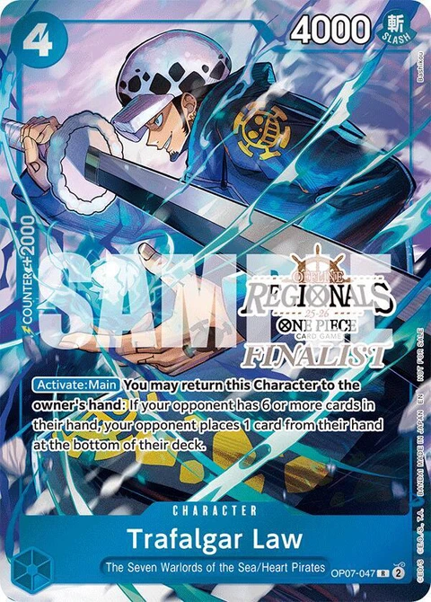 Trafalgar Law (Offline Regional Finalist Card Set 2025 Vol.2) - One Piece Card Game card