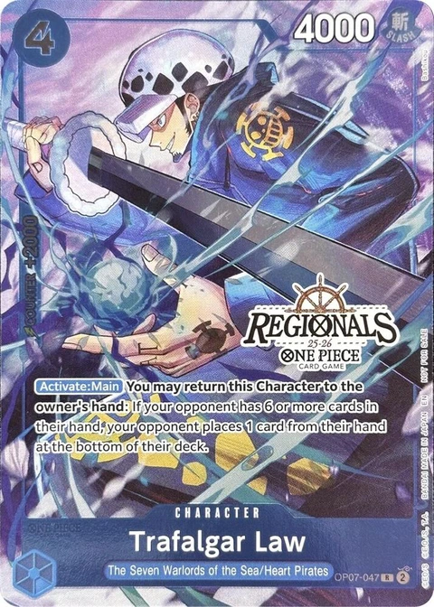 Trafalgar Law (CS 25-26 Regionals Textured Chase Promo) - One Piece Card Game card